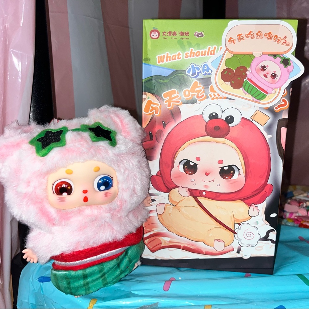Baby Bean "what should I eat today" - Confirmed Watermelon with special boba eye